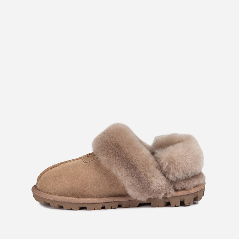 Ugg OZWEAR Coquette Slipper (Elastic Logo & Wool Strap) (Detachable Feature)