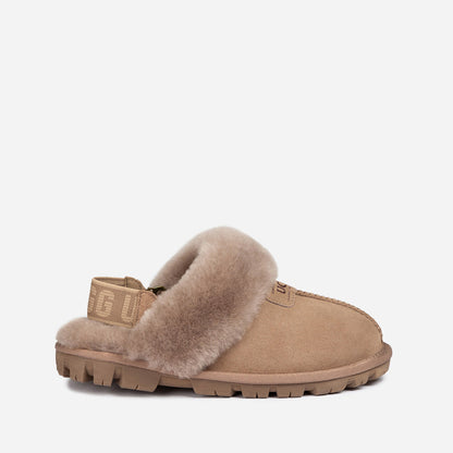 Ugg OZWEAR Coquette Slipper (Elastic Logo & Wool Strap) (Detachable Feature)