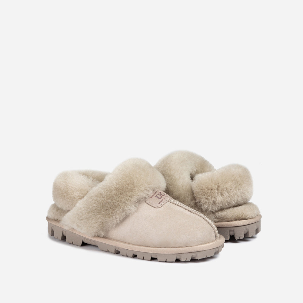 Ugg OZWEAR Coquette Slipper (Elastic Logo & Wool Strap) (Detachable Feature)