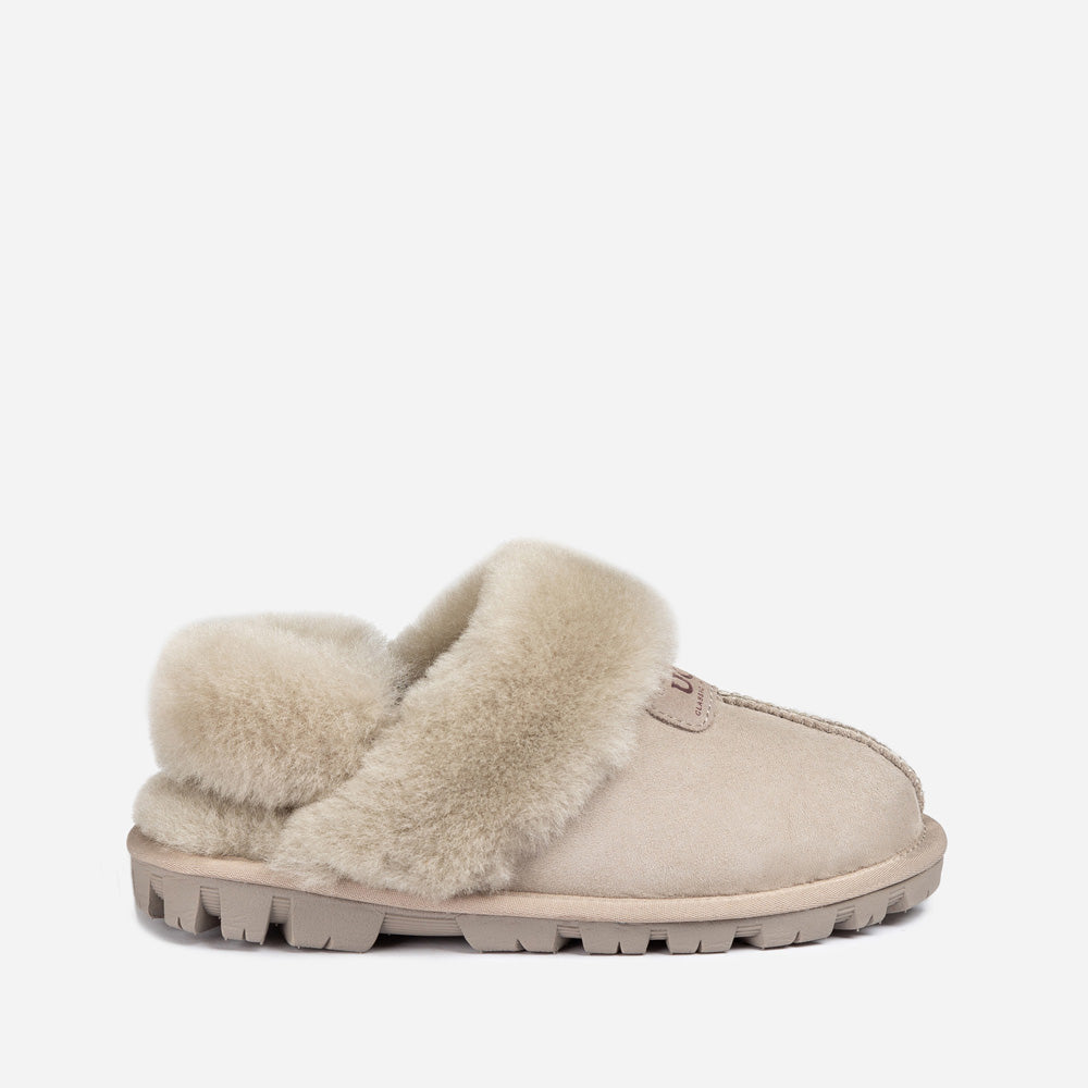 Ugg OZWEAR Coquette Slipper (Elastic Logo & Wool Strap) (Detachable Feature)