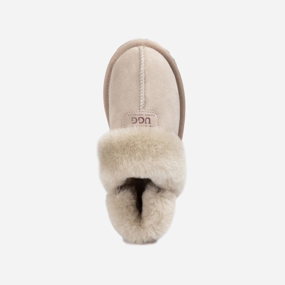 Ugg OZWEAR Coquette Slipper (Elastic Logo & Wool Strap) (Detachable Feature)