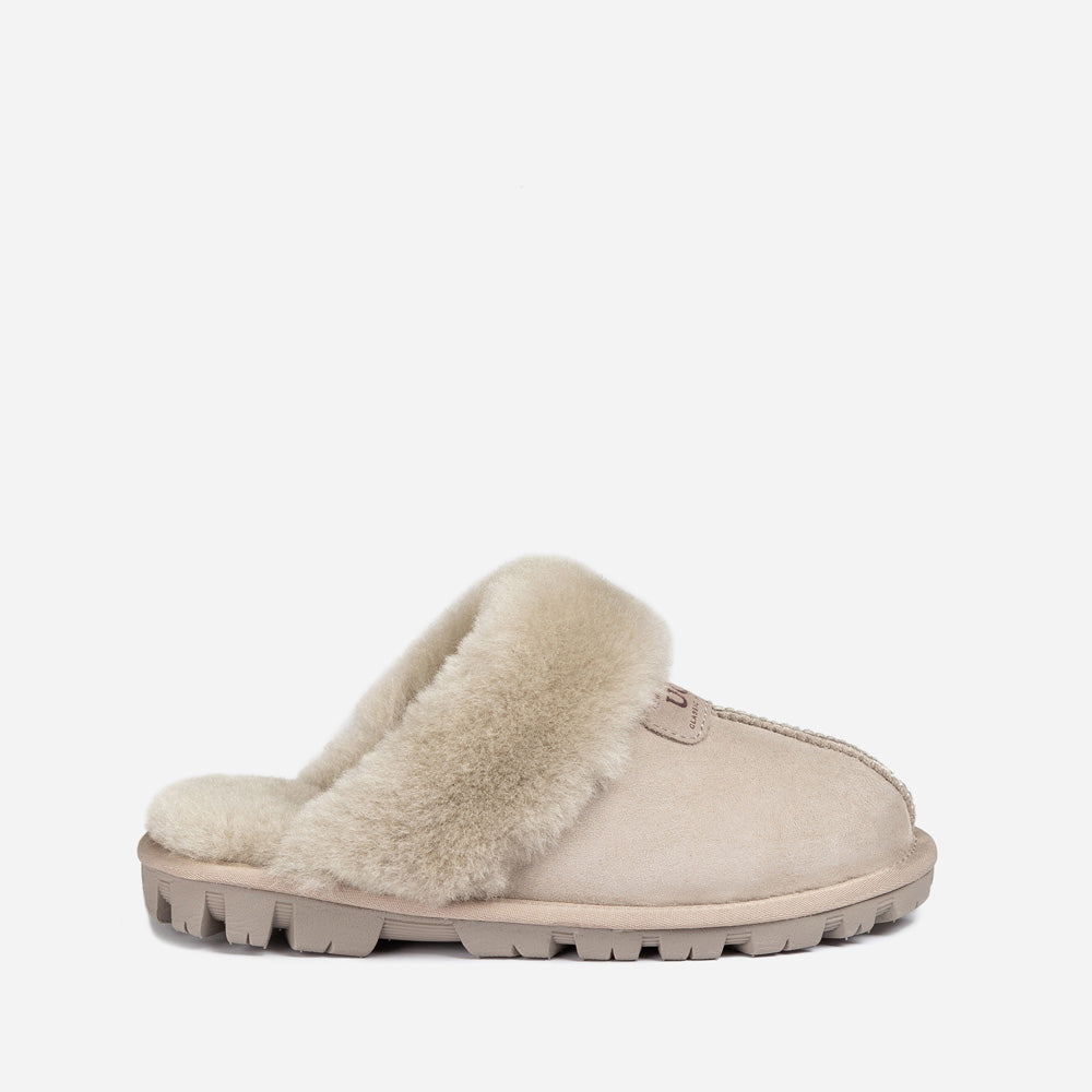 Ugg OZWEAR Coquette Slipper (Elastic Logo & Wool Strap) (Detachable Feature)