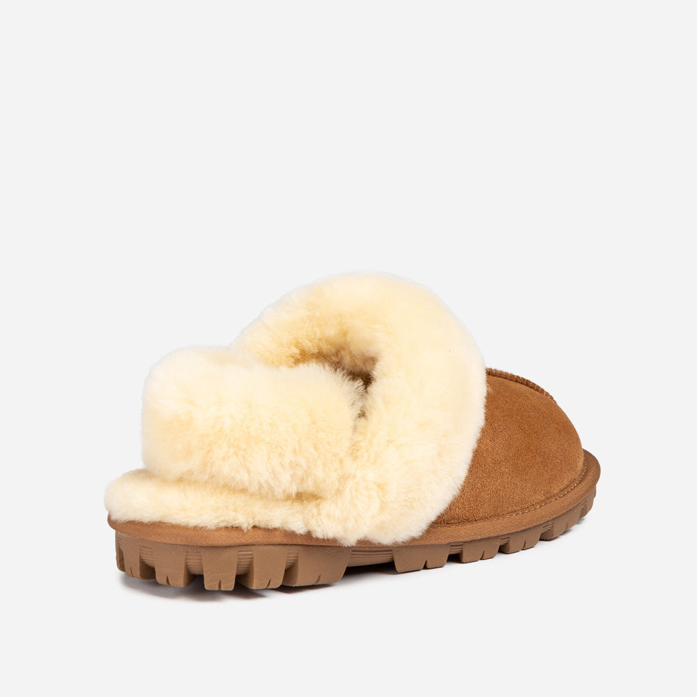 Ugg OZWEAR Coquette Slipper (Elastic Logo & Wool Strap) (Detachable Feature)