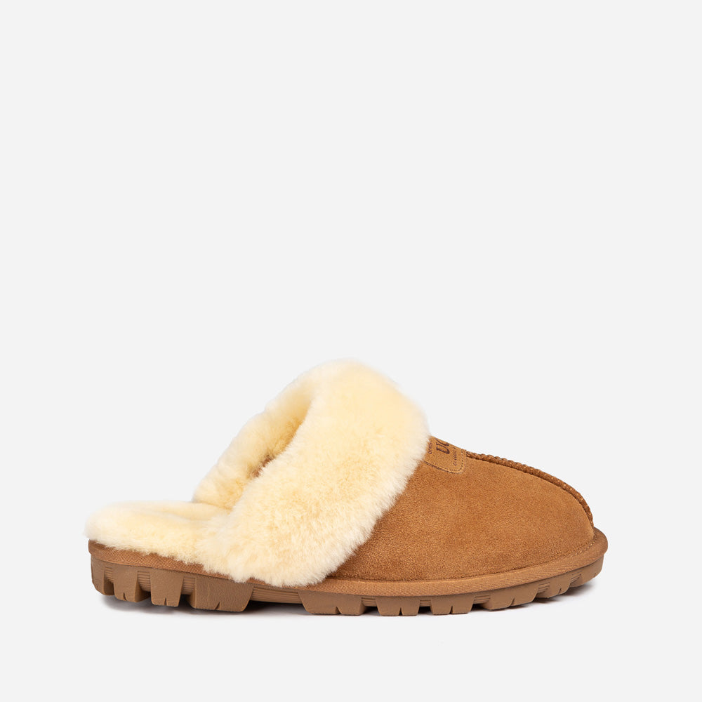 Ugg OZWEAR Coquette Slipper (Elastic Logo & Wool Strap) (Detachable Feature)