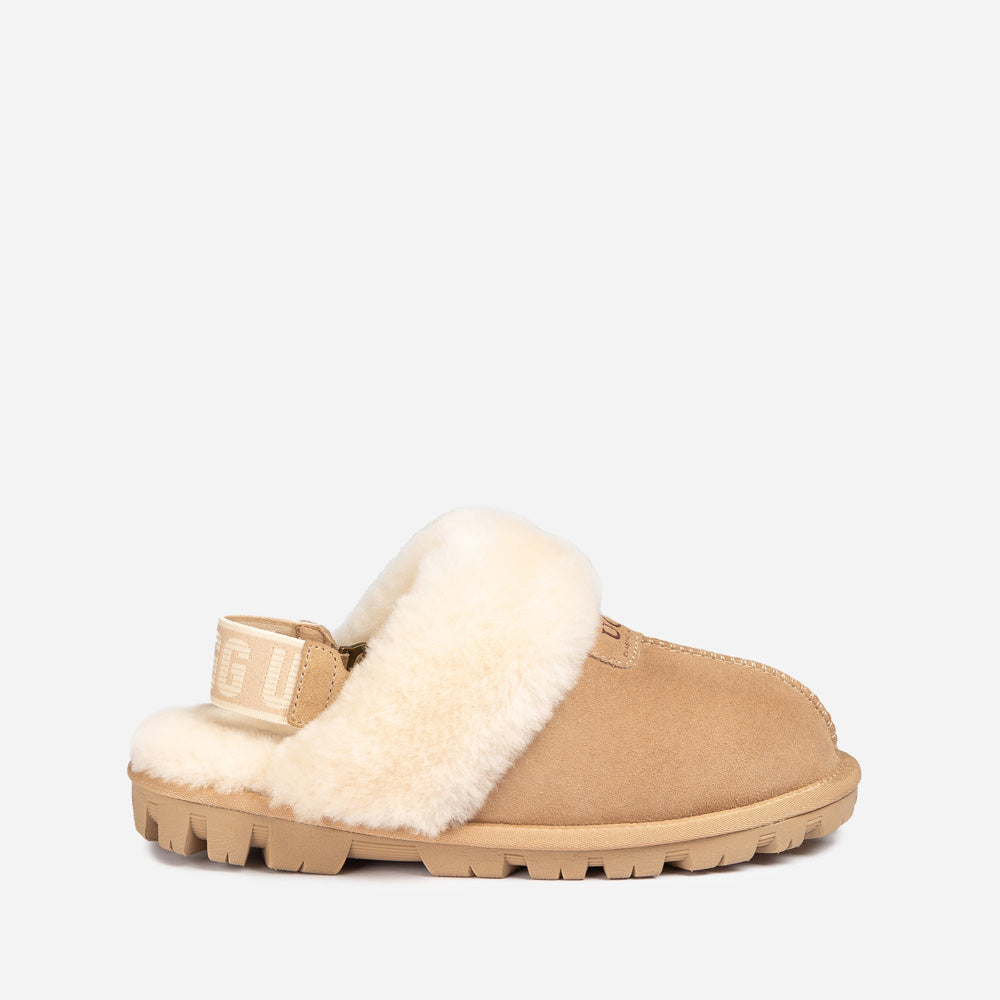 Ugg OZWEAR Coquette Slipper (Elastic Logo & Wool Strap) (Detachable Feature)