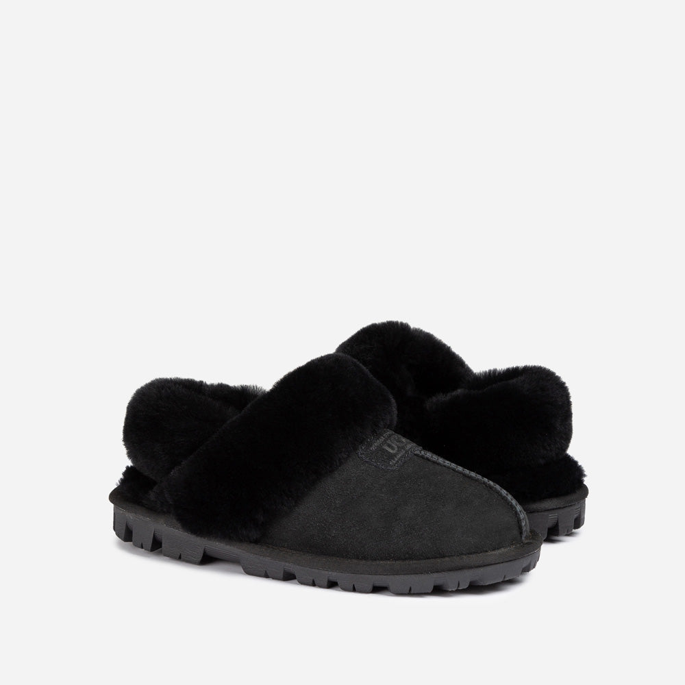 Ugg OZWEAR Coquette Slipper (Elastic Logo & Wool Strap) (Detachable Feature)
