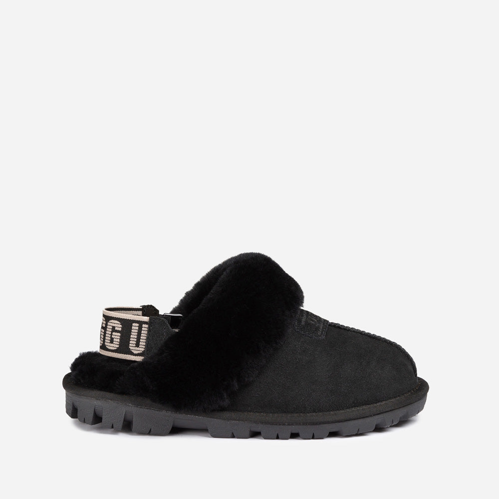 Ugg OZWEAR Coquette Slipper (Elastic Logo & Wool Strap) (Detachable Feature)