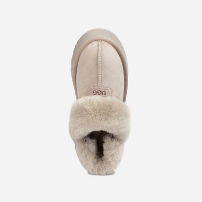 Ugg OZWEAR Coquette Platform Slipper (Elastic Logo & Wool Strap) (Detachable Feature)