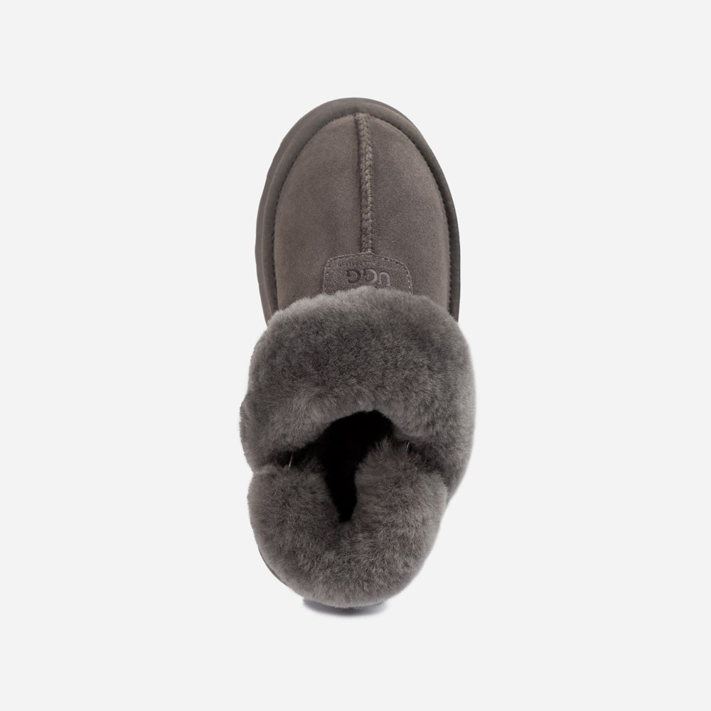 Ugg OZWEAR Coquette Platform Slipper (Elastic Logo & Wool Strap) (Detachable Feature)