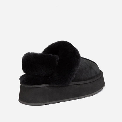 Ugg OZWEAR Coquette Platform Slipper (Elastic Logo & Wool Strap) (Detachable Feature)