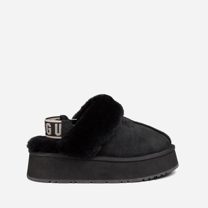 Ugg OZWEAR Coquette Platform Slipper (Elastic Logo & Wool Strap) (Detachable Feature)