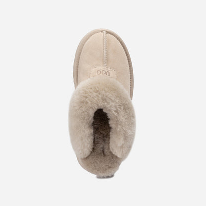 Ugg OZWEAR Coquette Platform Slipper (Elastic Logo & Wool Strap) (Detachable Feature)