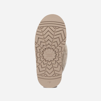 Ugg OZWEAR Coquette Platform Slipper (Elastic Logo & Wool Strap) (Detachable Feature)