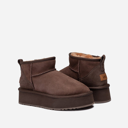 Ugg OZWEAR Classic Platform Ultra Mini Boots (Water Resistant)