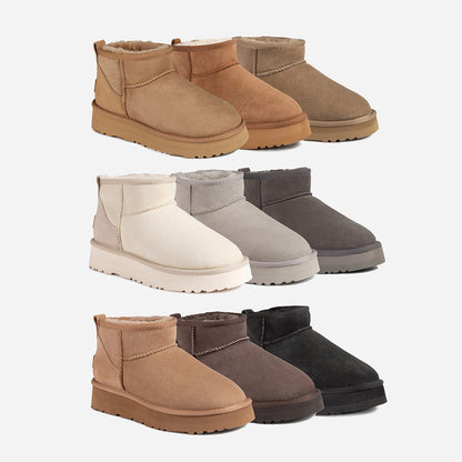 Ugg OZWEAR Classic Platform Ultra Mini Boots (Water Resistant)