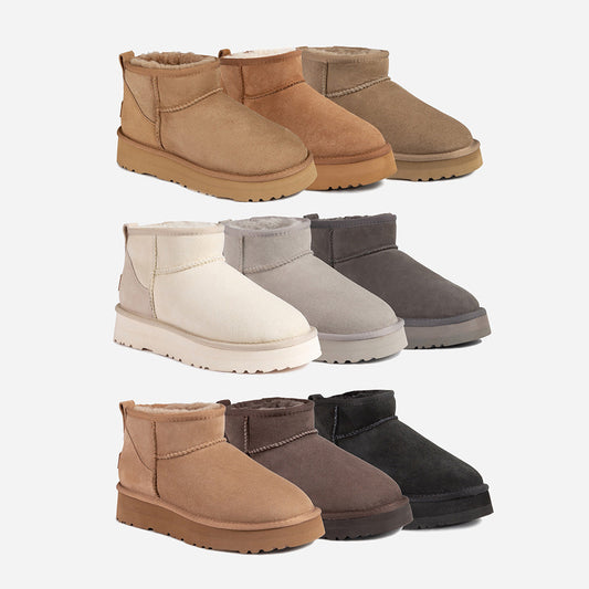 Ugg OZWEAR Classic Platform Ultra Mini Boots (Water Resistant)