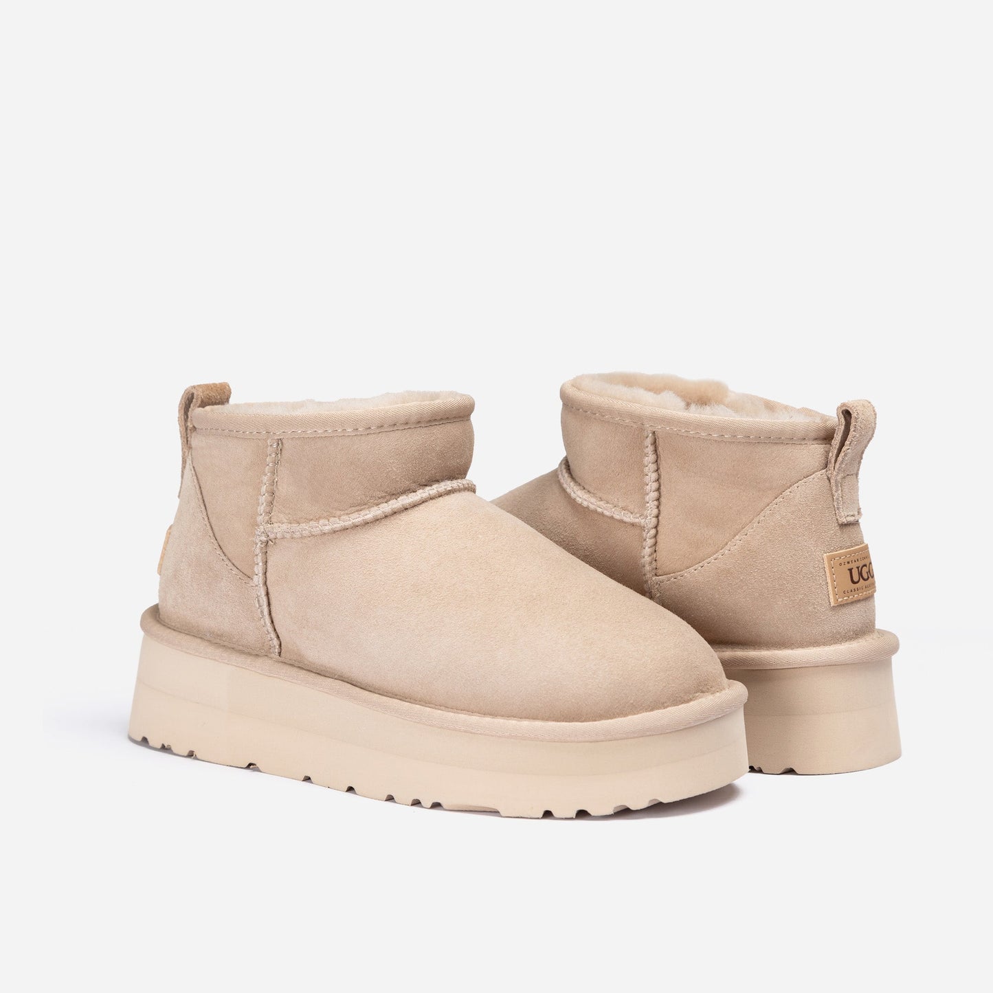 Ugg OZWEAR Classic Platform Ultra Mini Boots (Water Resistant)