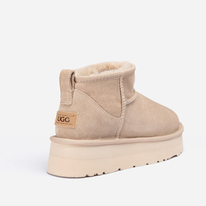 Ugg OZWEAR Classic Platform Ultra Mini Boots (Water Resistant)