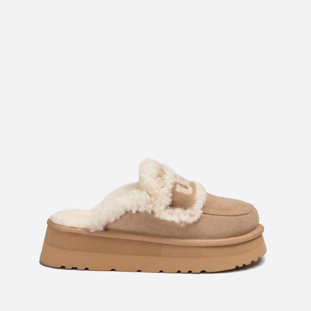 UggOZWEAR  Violet Shearling Platform Slipper OB938P