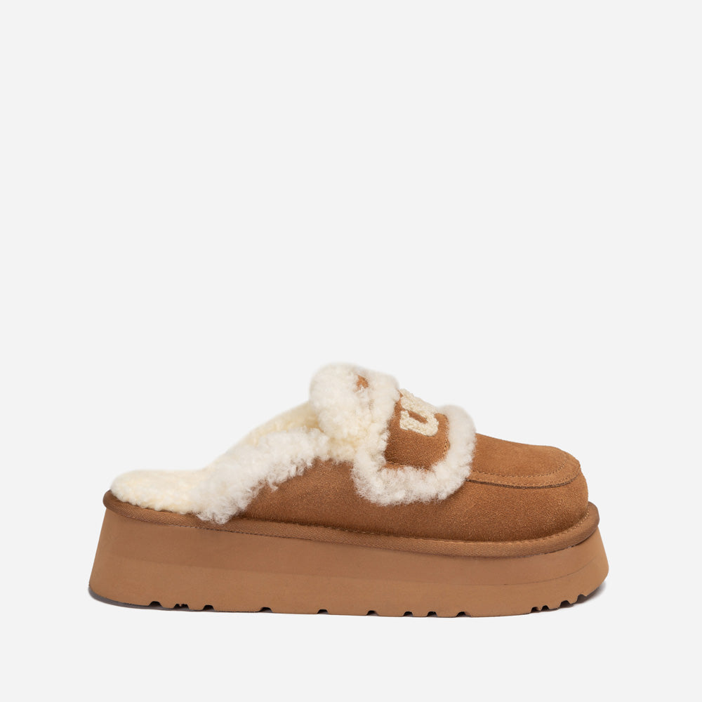 UggOZWEAR  Violet Shearling Platform Slipper OB938P
