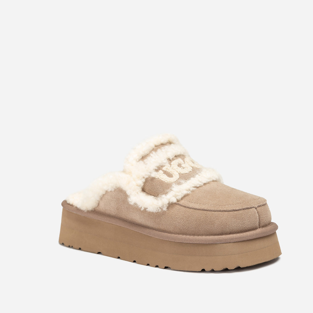 UggOZWEAR  Violet Shearling Platform Slipper OB938P