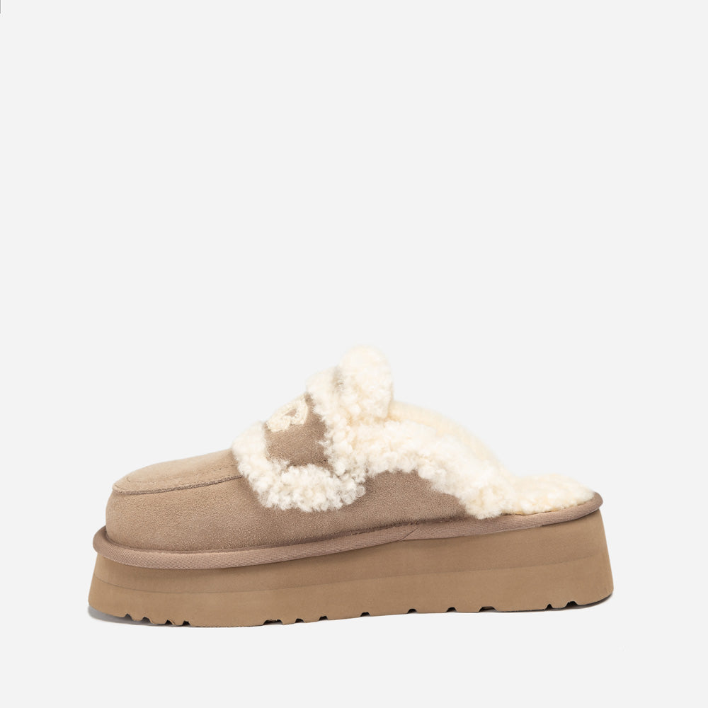 UggOZWEAR  Violet Shearling Platform Slipper OB938P