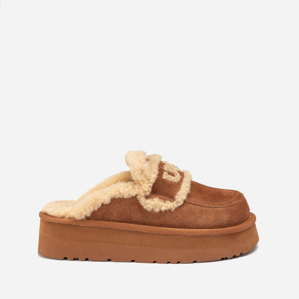 UggOZWEAR  Violet Shearling Platform Slipper OB938P