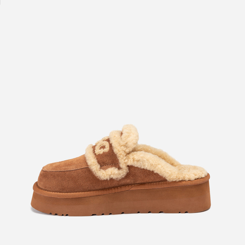 UggOZWEAR  Violet Shearling Platform Slipper OB938P