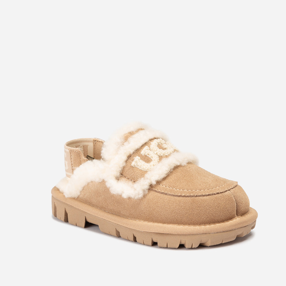 Ugg OZWEAR Kids Violet Shearling Slipper (Detachable Feature)