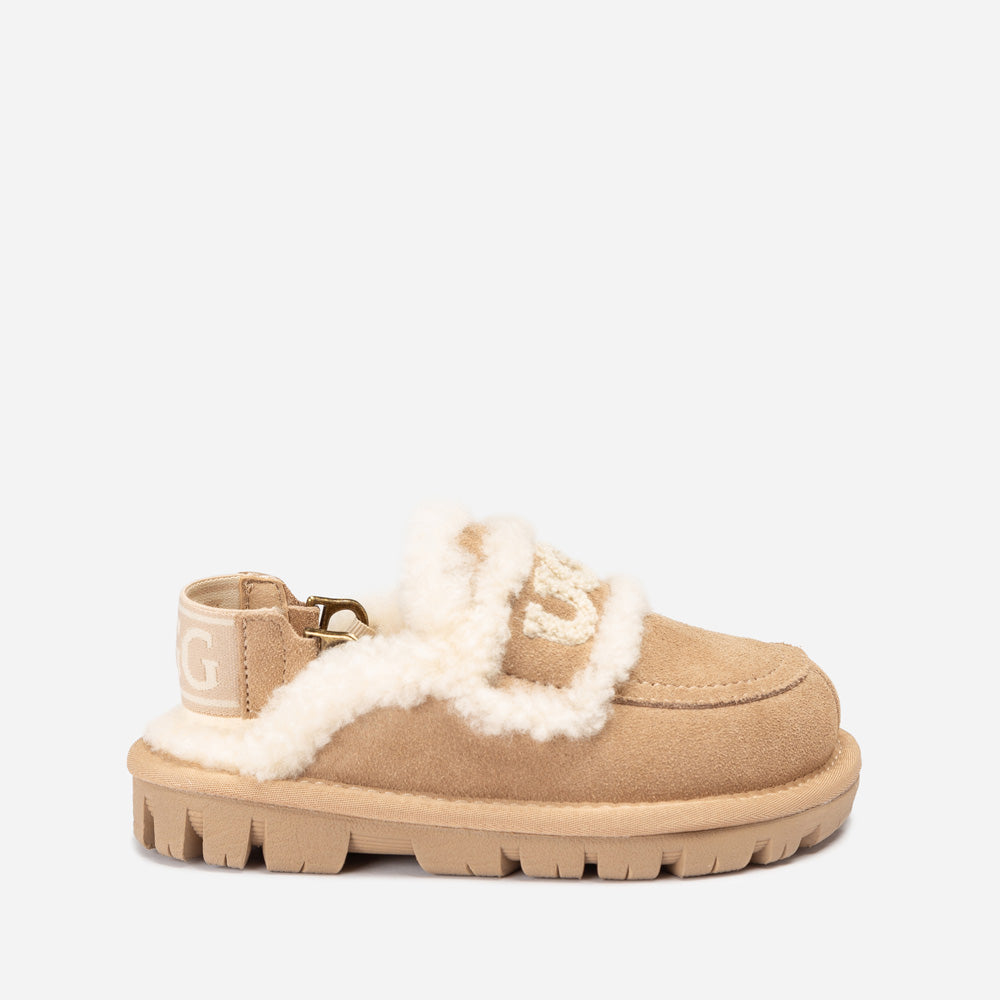 Ugg OZWEAR Kids Violet Shearling Slipper (Detachable Feature)