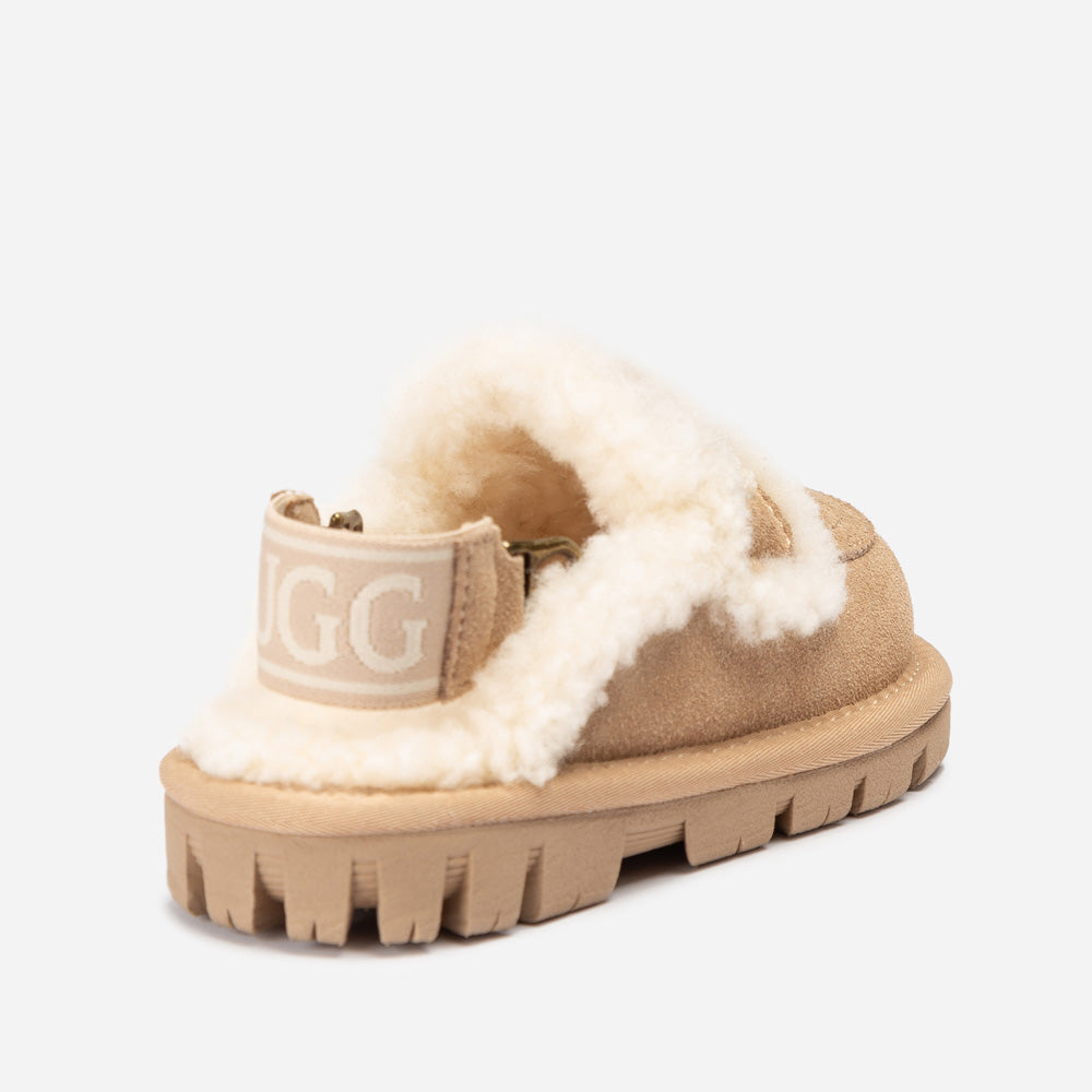 Ugg OZWEAR Kids Violet Shearling Slipper (Detachable Feature)