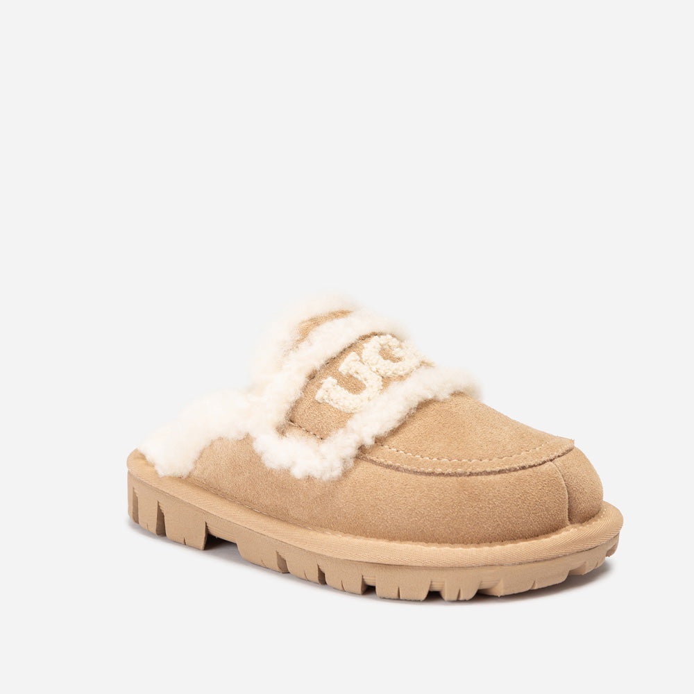 Ugg OZWEAR Kids Violet Shearling Slipper (Detachable Feature)