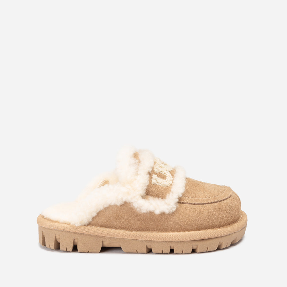 Ugg OZWEAR Kids Violet Shearling Slipper (Detachable Feature)