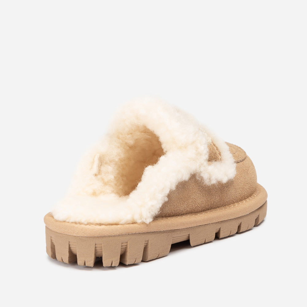 Ugg OZWEAR Kids Violet Shearling Slipper (Detachable Feature)