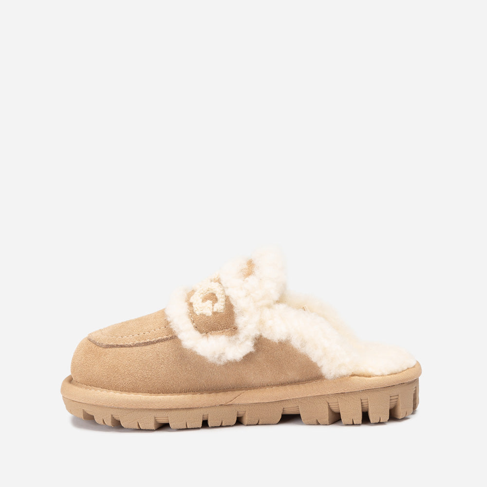 Ugg OZWEAR Kids Violet Shearling Slipper (Detachable Feature)