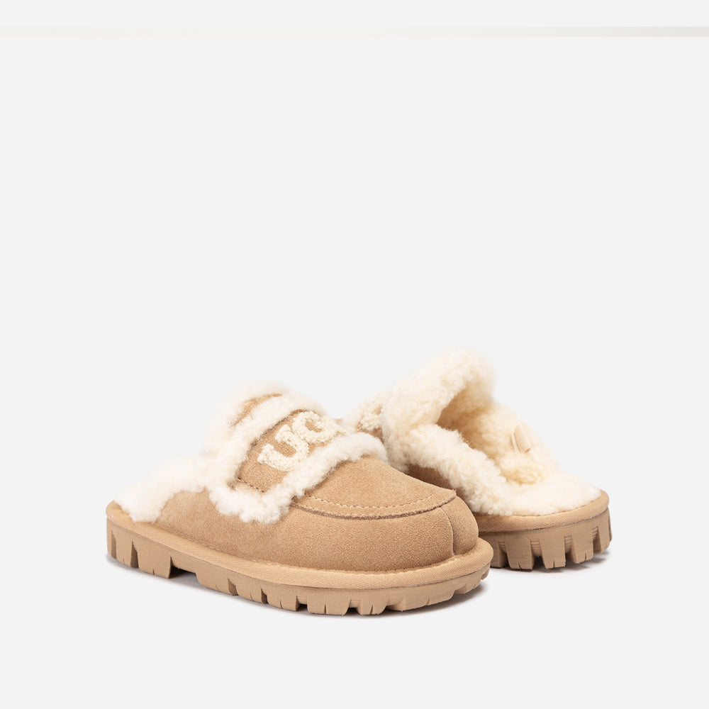 Ugg OZWEAR Kids Violet Shearling Slipper (Detachable Feature)