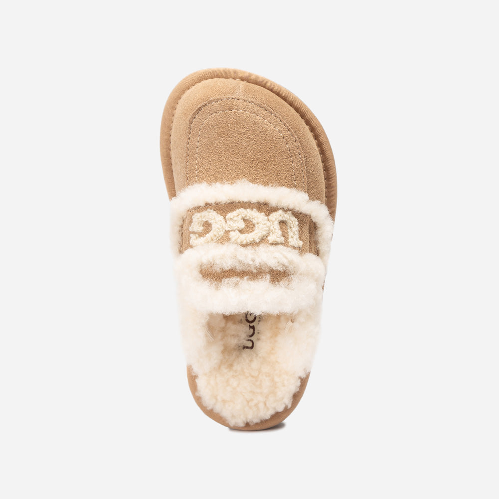 Ugg OZWEAR Kids Violet Shearling Slipper (Detachable Feature)