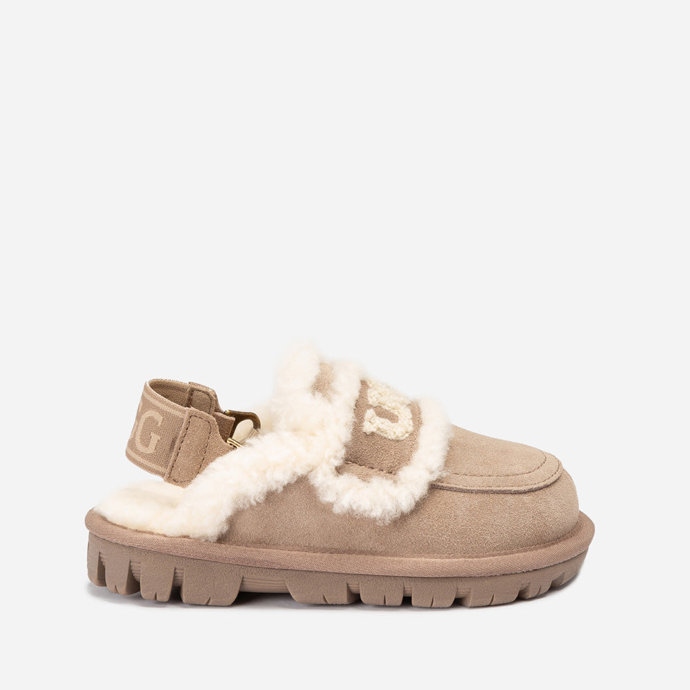 Ugg OZWEAR Kids Violet Shearling Slipper (Detachable Feature)
