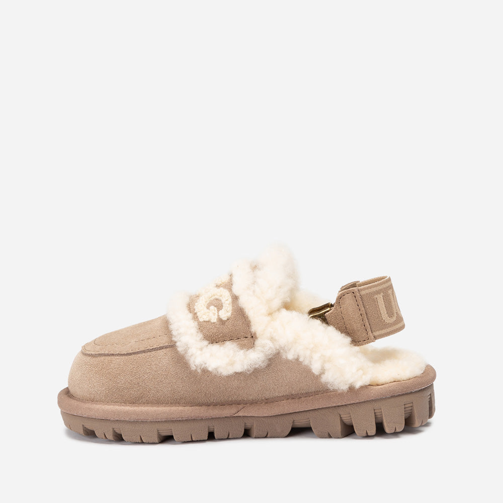 Ugg OZWEAR Kids Violet Shearling Slipper (Detachable Feature)