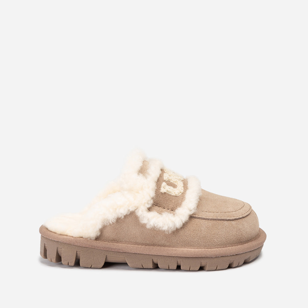 Ugg OZWEAR Kids Violet Shearling Slipper (Detachable Feature)