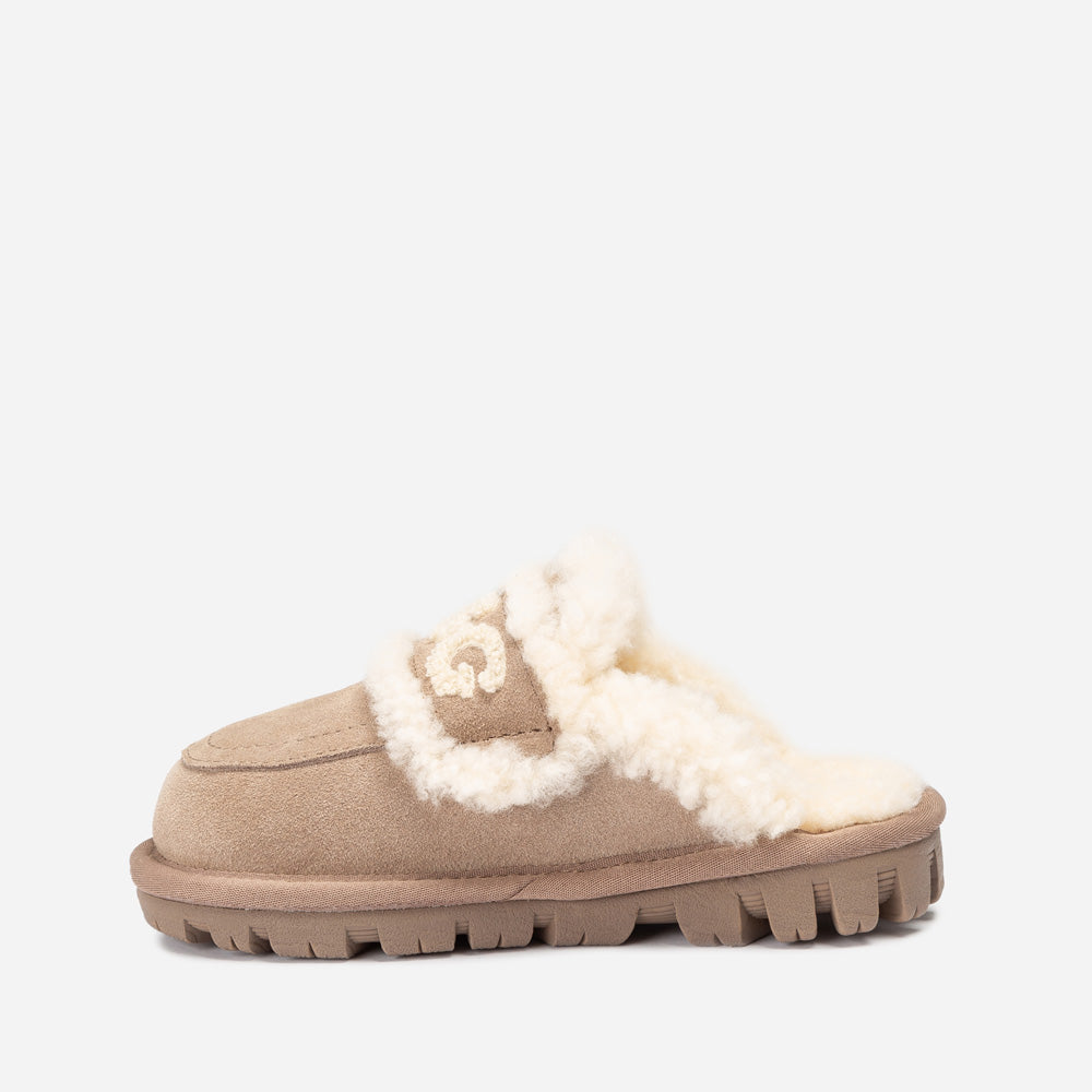 Ugg OZWEAR Kids Violet Shearling Slipper (Detachable Feature)