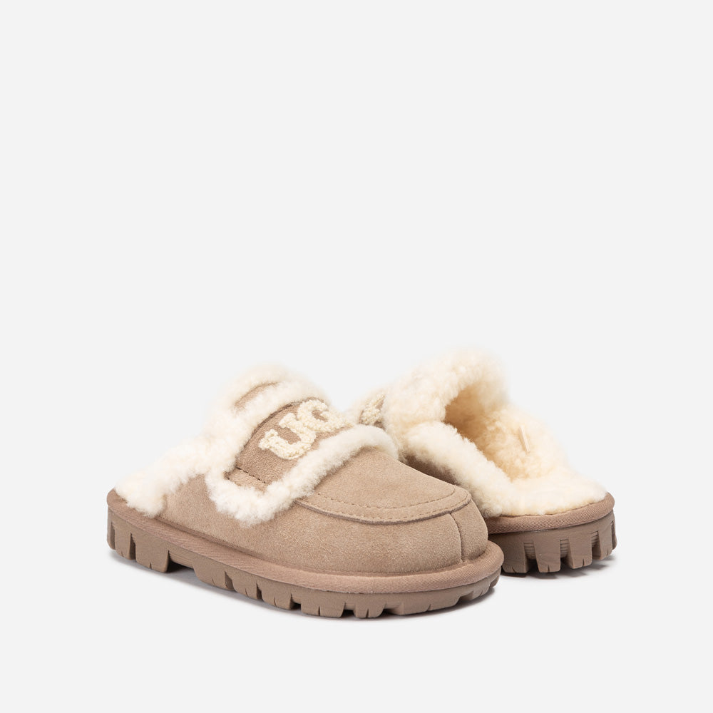 Ugg OZWEAR Kids Violet Shearling Slipper (Detachable Feature)