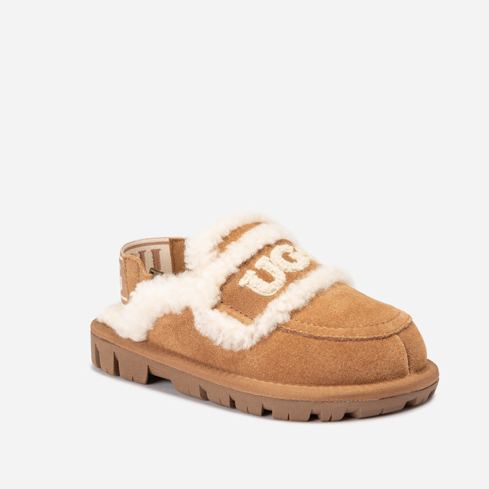 Ugg OZWEAR Kids Violet Shearling Slipper (Detachable Feature)