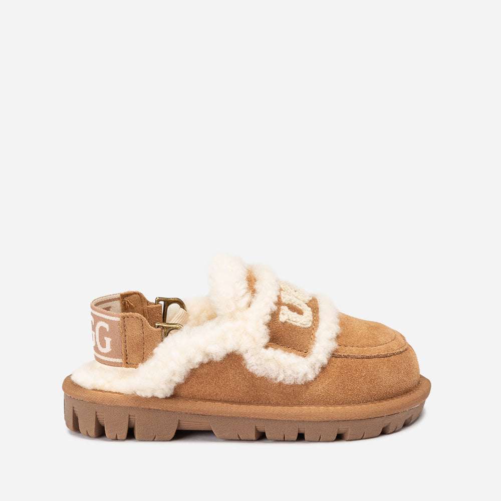 Ugg OZWEAR Kids Violet Shearling Slipper (Detachable Feature)