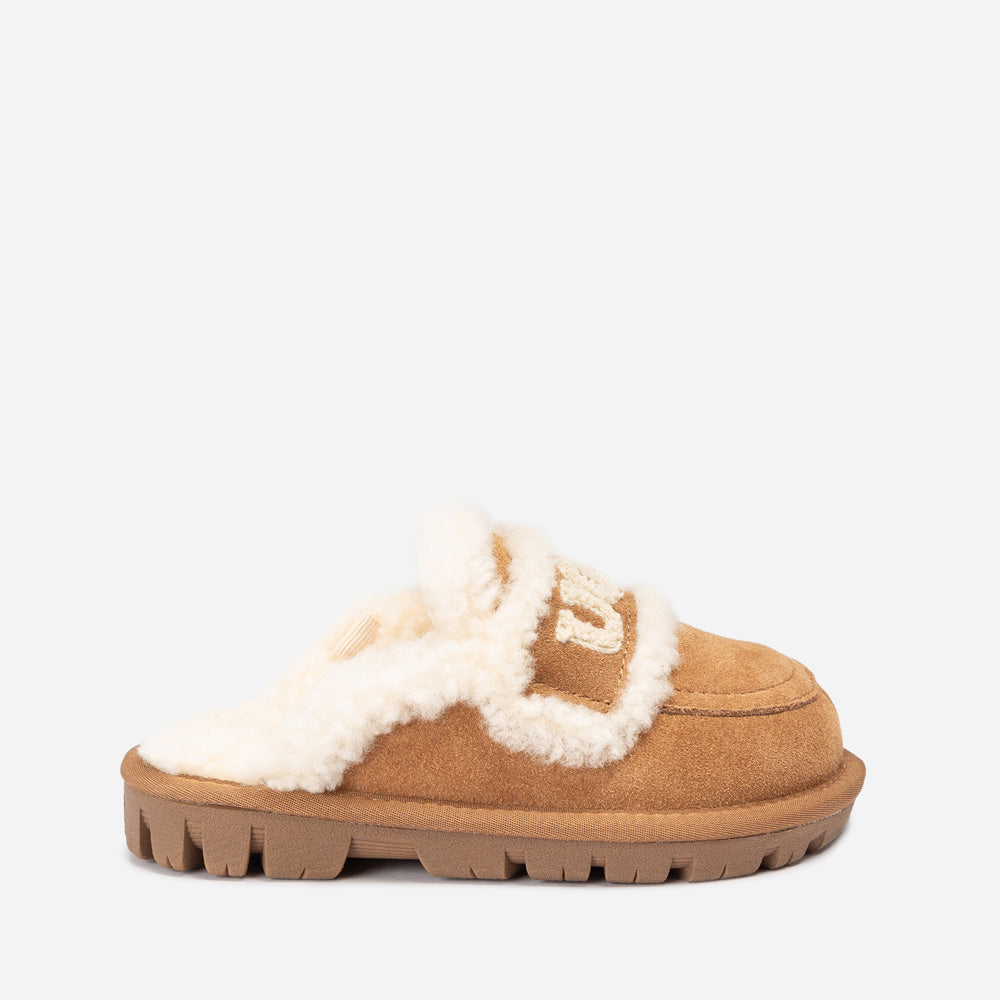 Ugg OZWEAR Kids Violet Shearling Slipper (Detachable Feature)