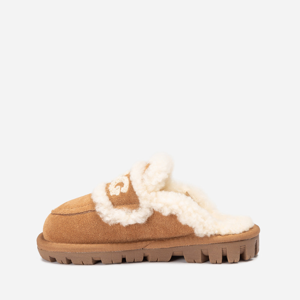 Ugg OZWEAR Kids Violet Shearling Slipper (Detachable Feature)