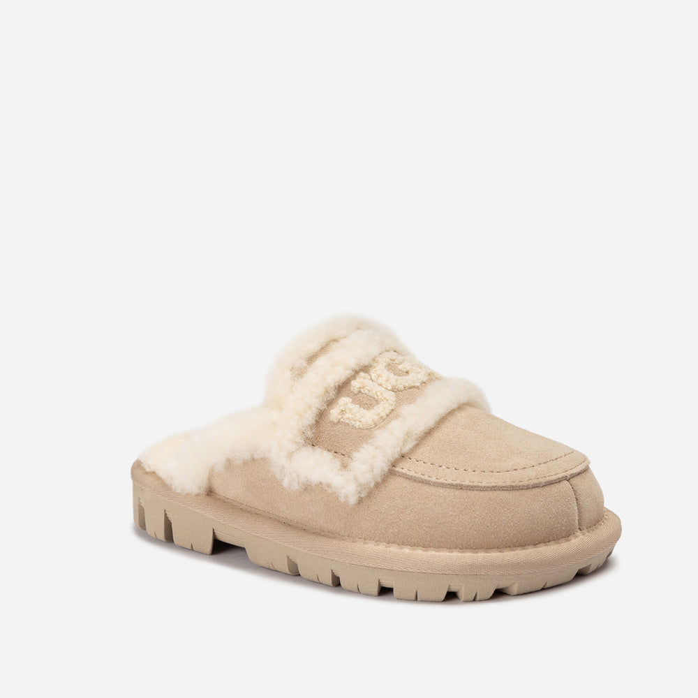 Ugg OZWEAR Kids Violet Shearling Slipper (Detachable Feature)