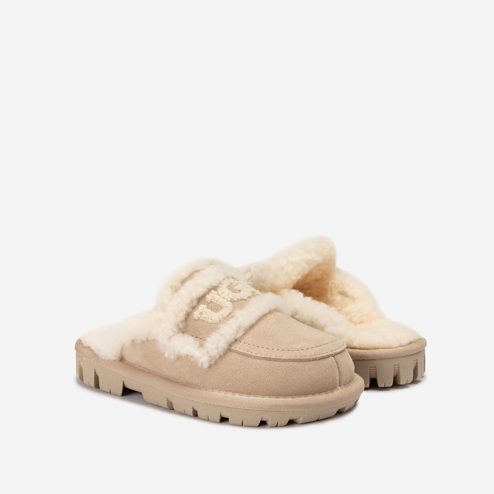 Ugg OZWEAR Kids Violet Shearling Slipper (Detachable Feature)