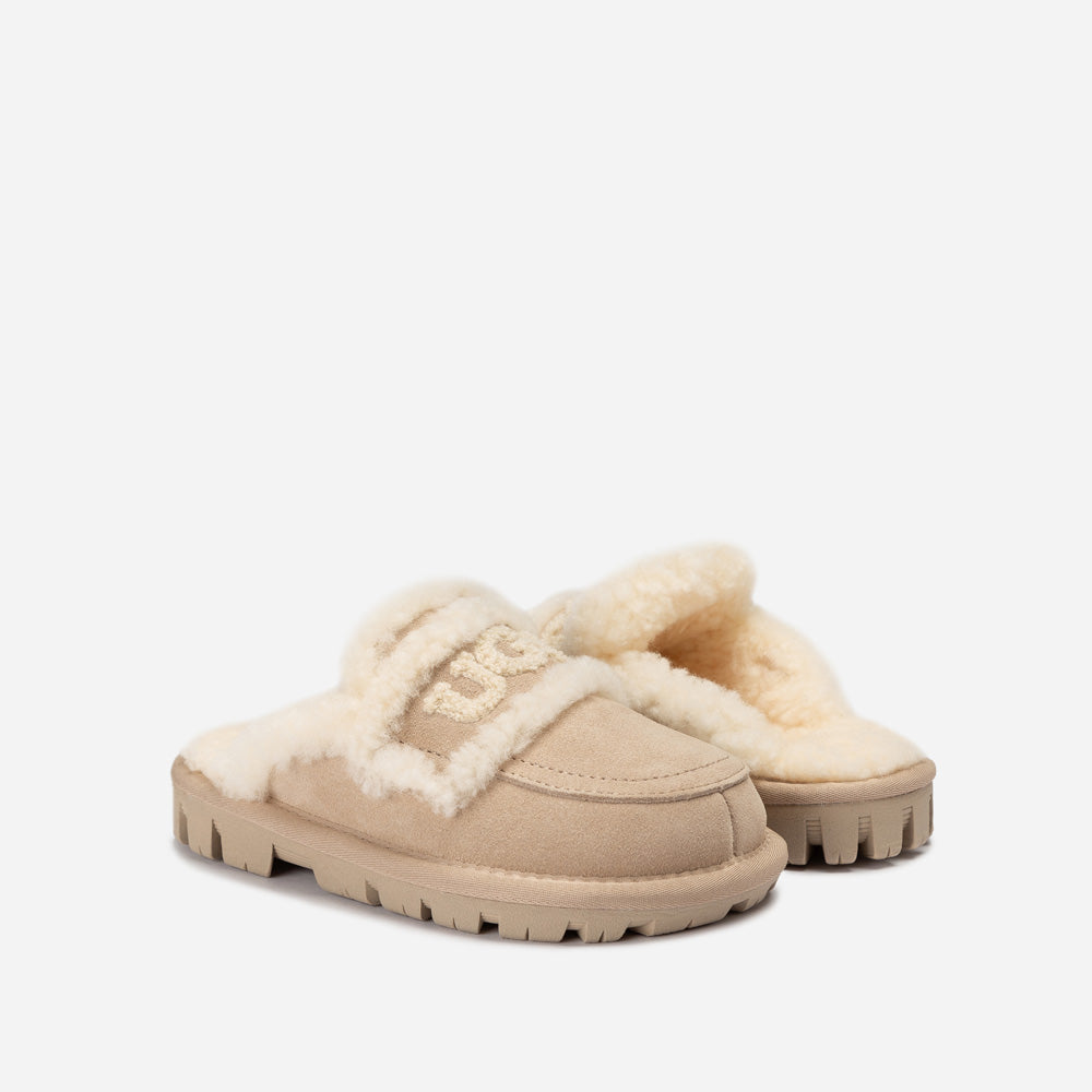 Ugg OZWEAR Kids Violet Shearling Slipper (Detachable Feature)