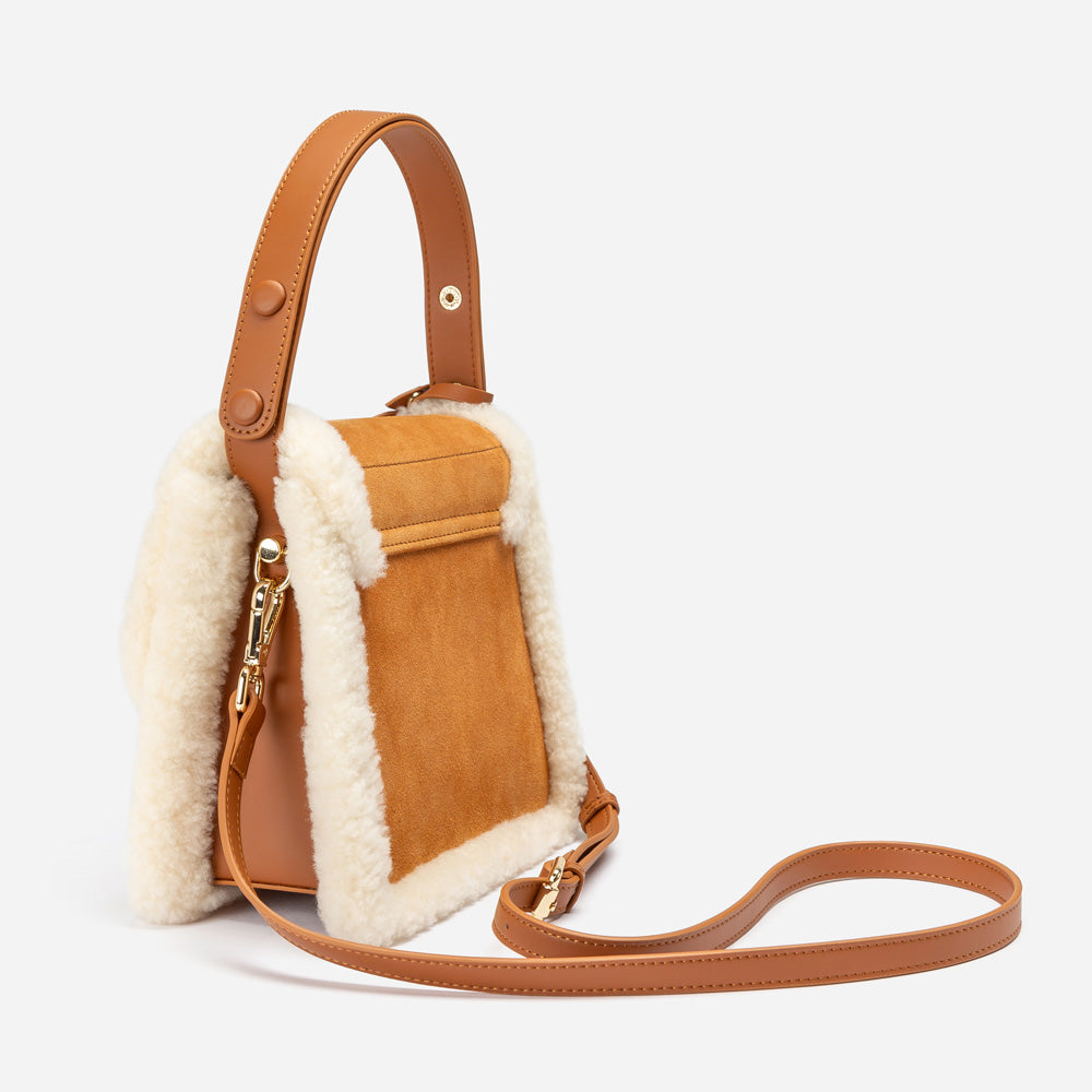 Ugg OZWEAR Shearling Logo Hand Bag